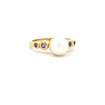 Zonder minimumprijs - Ring Zilver - 3.29ct. tw. Gemengde