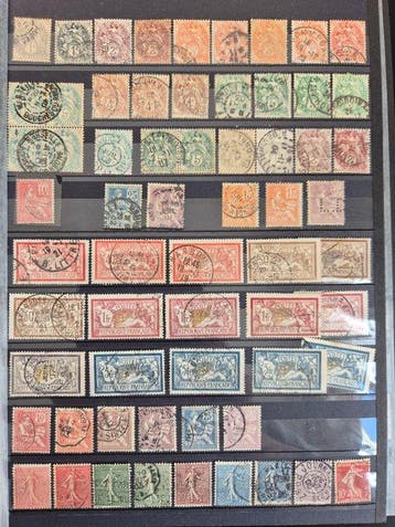 Frankrijk 1900/1981 - Postzegelverzameling tussen nr. 107 en, Gestempeld
