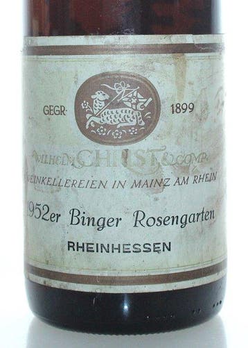 1952 Binger Rosengarten Auslese - Fürstenbergerhof, Verzamelen, Nieuw