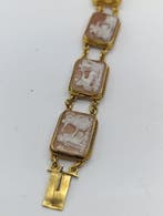 Sans prix de réserve - Bracelet Argent, Camée sardonique
