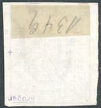 Hambourg 1859 - Oblitéré à large bord, 1/2 S noir, en