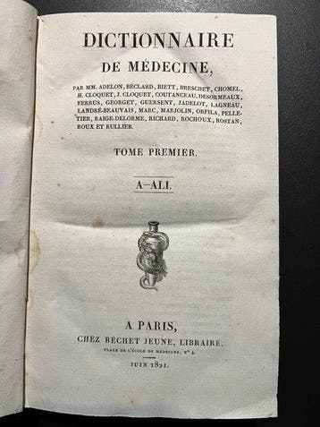 [Various] - Dictionnaire de médecine - 1821-1828