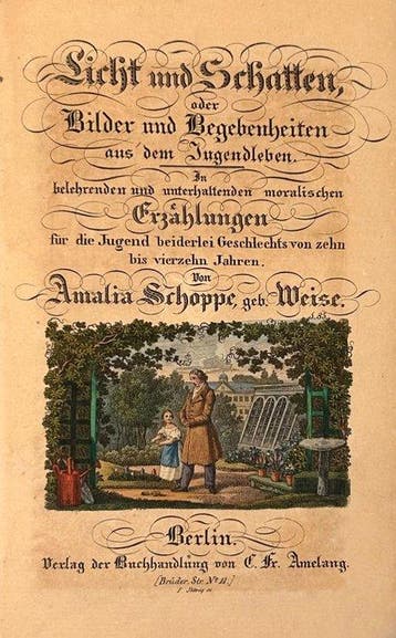 Amalia Schoppe (geb. Weise) - Biedermeier-Jugendbuch mit