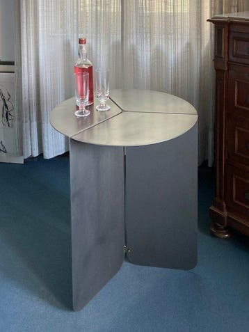 Matteo Giustozzi - Wandtafel - 120 - ruwe metaalplaat -, Antiek en Kunst