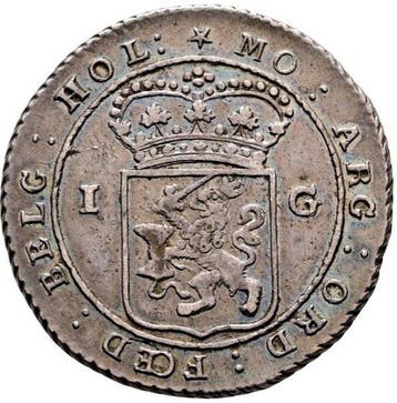 Nederlands-Indië. Scheepjesgulden 1802