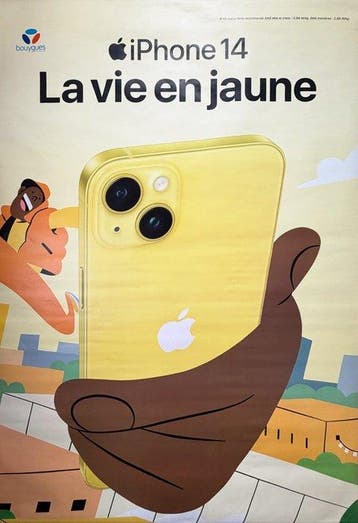 Apple iPhone - Manifesto pubblicitario originale - 2020s