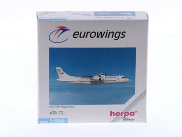 Schaal 1:500 Herpa 508018 ATR-72 Eurowings Reg. D-AEWG #8310, Ophalen of Verzenden