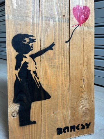 Banksy (1974) - La petite fille au ballon - After