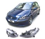 PHARES POUR PEUGEOT 307 01-05 FOND NOIR, Verzenden
