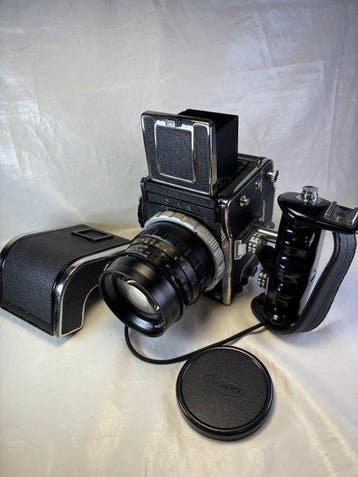 Kowa Six + 3.5/150 mm + greep + extra back Appareil photo, Nieuw