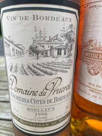 1976 Château Filhot, 1990 Domaine de Pruerat, 1992 Château, Verzamelen, Nieuw