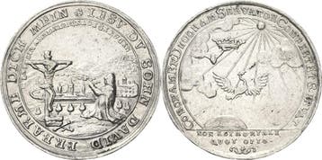 Zilverabschlag vom Dukaten ohne Jahr (1745), Sachsen-cobu..., Verzenden, België