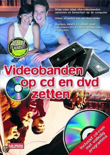 Videobanden Op Cd En Dvd Zetten - Balhan, Verzenden, Nieuw