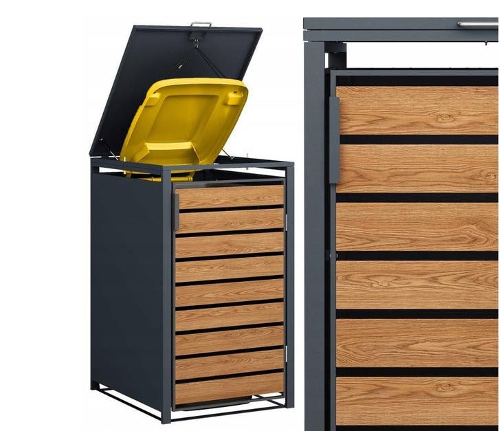 Kliko ombouw 240L | Antraciet | OP=OP, Tuin en Terras, Bergingen en Tuinkasten, Nieuw, Kunststof, Containerberging, Ophalen of Verzenden