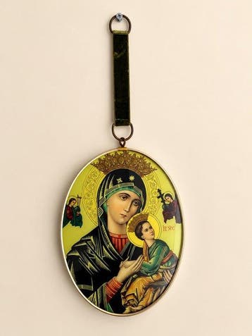 Icône - Mère de Dieu - cabochon - orthodoxe