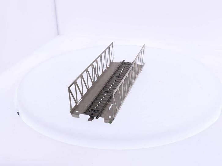 Schaal H0 Märklin 7162 Rechte brug #3216 (H0 (1:87)), Hobby en Vrije tijd, Modeltreinen | H0, Brug, Tunnel of Gebouw, Gebruikt