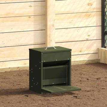 vidaXL Kip trekvoeder Olijf Groen 33 x 42 x 40 cm 10 kg, Verzenden, Nieuw