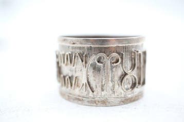 Servetring - .833 zilver, Antiek en Kunst