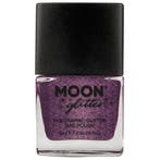 Moon Glitter Holographic Nail Polish Fuchsia 14ml, Verzenden, Nieuw