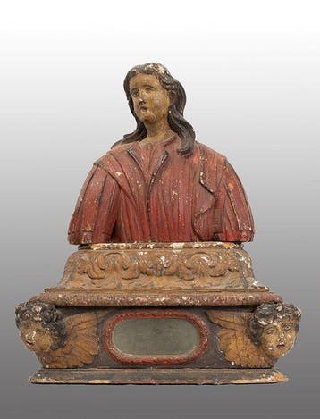 sculptuur, Busto reliquiario antico alla fine del XVII