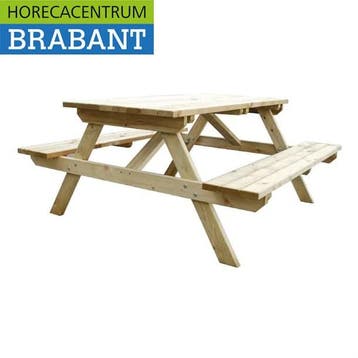 Table de pique-nique en bois Rowlinson, table de terrasse, Verzenden