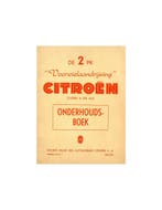 1954 CITROEN 2CV INSTRUCTIEBOEKJE NEDERLANDS, Auto diversen