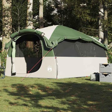 vidaXL Tunneltent 6-persoons waterbestendig groen, Verzenden
