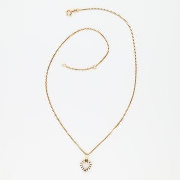 Collier - 14 carats Or jaune Diamant (Naturelle), Nieuw