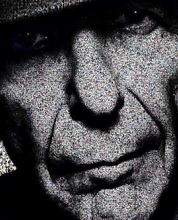 David Law (1967) - Crypto Leonard Cohen II - Format XL 60x60
