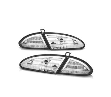 FEUX ARRIÈRE SEAT LEON 1P 04-09 LED FOND CHROMÉ, Verzenden