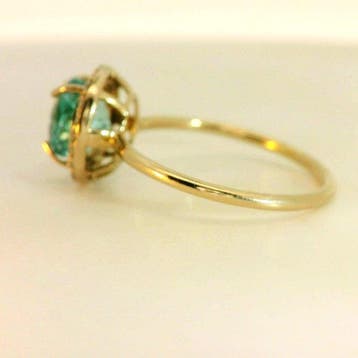 Zonder minimumprijs - Ring - 14 karaat Witgoud, 1,89 gram