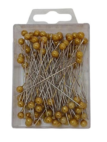 Parelspelden WM 09 Goud 6 mm doosje 100 stuks, Nieuw