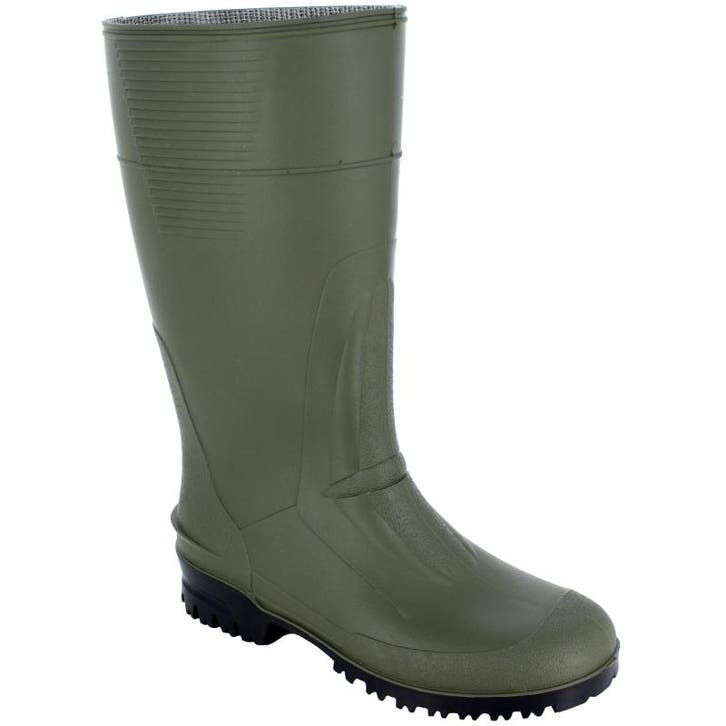 Pvc-werklaarzen idro high olijf/zwart, hoog, maat 43 - kerbl, Jardin & Terrasse, Vêtements de travail
