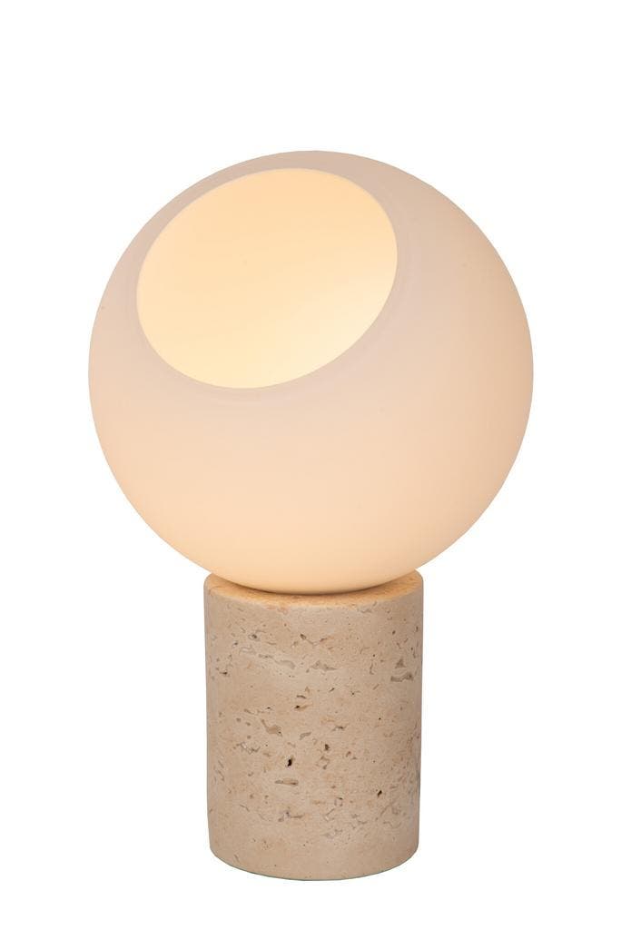 Lucide DAVIN - Tafellamp - 1xE27 - Opaal, Huis en Inrichting, Lampen | Tafellampen, Nieuw, Verzenden