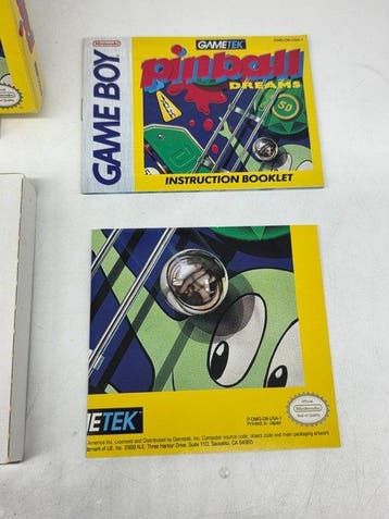 Nintendo - Gameboy Classic - Pinball dreams gametek, Nieuw