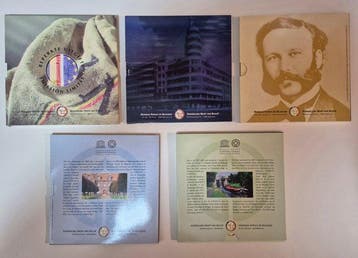 België. Year Set (BU) 2002/2007 (5 sets) (Zonder