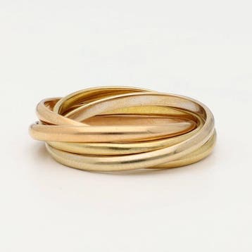 Ring - 18 karaat Geel goud, Witgoud, Roségoud