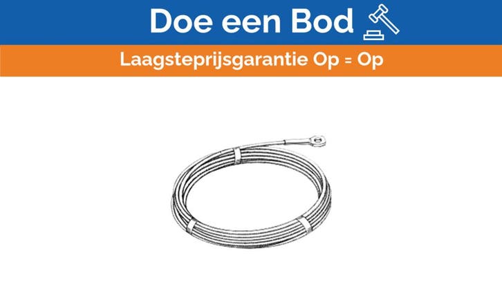 Bieden: Selden stainless steel 10 mm forestay 20500 mm - 60, Watersport en Boten, Zeilen en Zeiltoebehoren, Ophalen of Verzenden
