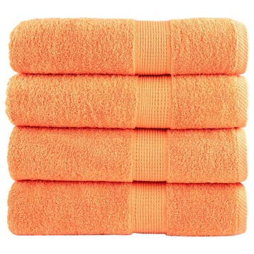 vidaXL Badhanddoeken SOLUND 4 st 600 g/m² 100x150 cm, Verzenden, Nieuw