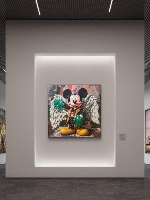 Nicole Lubbers - Between Heaven And Hype XL, Antiek en Kunst, Kunst | Schilderijen | Modern