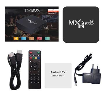 MXQ PRO android 12 tv box mediaspeler IPTV +5G 2/16GB smart, TV, Hi-fi & Vidéo, Lecteurs multimédias, Verzenden