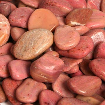 4KG - Roze opaal - Getrommelde stenen - XL