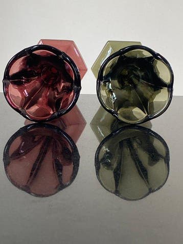 Val Saint Lambert - Charles Graffart - Vaas (2) - Glas -