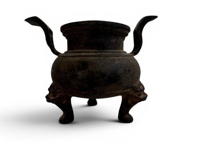 Vaas - Brons - - Dà Míng Xun Dé - China - Ming Dynastie, Antiek en Kunst, Antiek | Overige Antiek