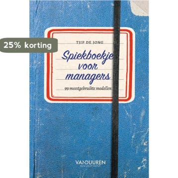 Spiekboekje voor managers 9789089654151 Tjip de Jong, Verzenden, Zo goed als nieuw, Tjip de Jong