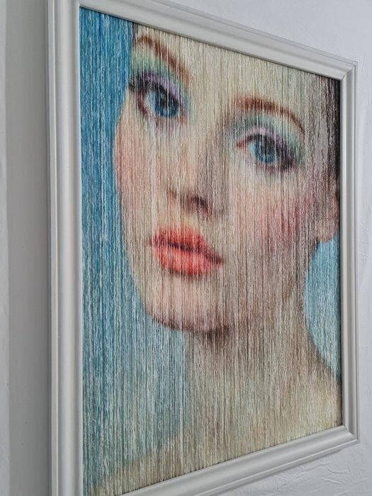Alessio Mazzarulli - She was really better (n.729) - Yarn, Antiek en Kunst, Kunst | Schilderijen | Modern