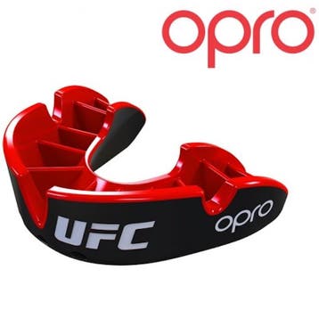OPRO UFC Mondbeschermer Zilver Zwart Rood Volwassen, Verzenden, Nieuw, Overige
