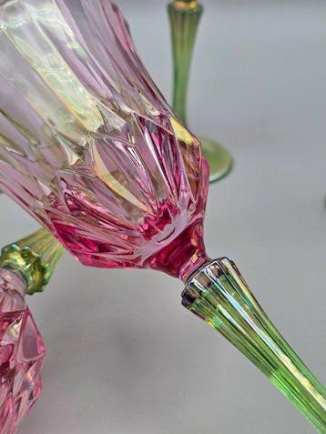 Cristalli Italiani CreArt - Wijnglas (6) - Adagio - Kristal, Antiek en Kunst