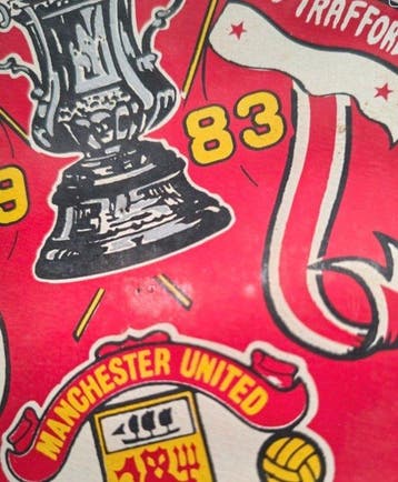Manchester United - FA Cup - 1983 - Vlag/wimpel, Nieuw