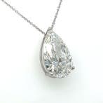 Halsketting - 14 karaat Witgoud - 7.00ct. tw. Diamant, Nieuw